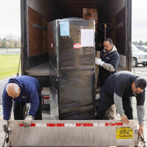 People moving servers donated by Microsoft