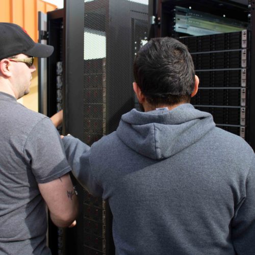 People moving servers donated by Microsoft
