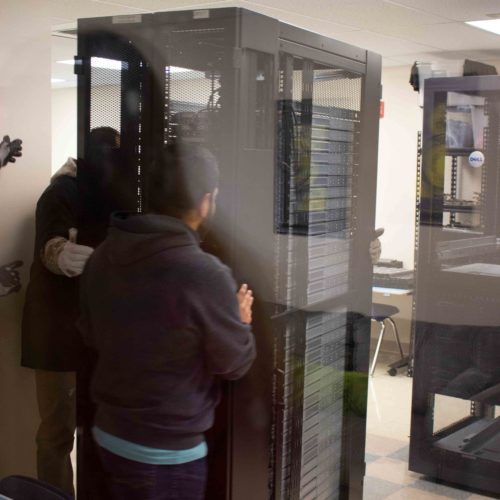 People moving servers donated by Microsoft