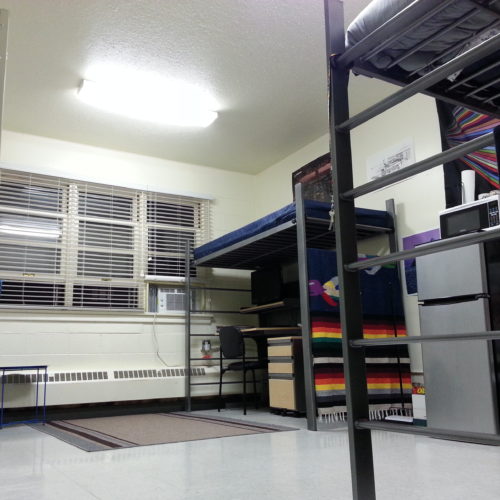 Example of residence halls room
