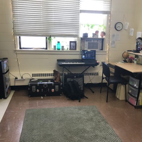 Example of residence halls room